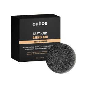 OUHOE Black Hair Soap, Black Hair Massage Moisturizing Hair Cleansing Soap
