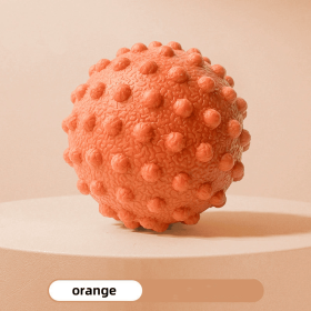 Yoga Body Massager Ball, Manual Yoga Massager Ball For All Over Body Trigger Point Care, Muscle Relaxation (Color: Orange)